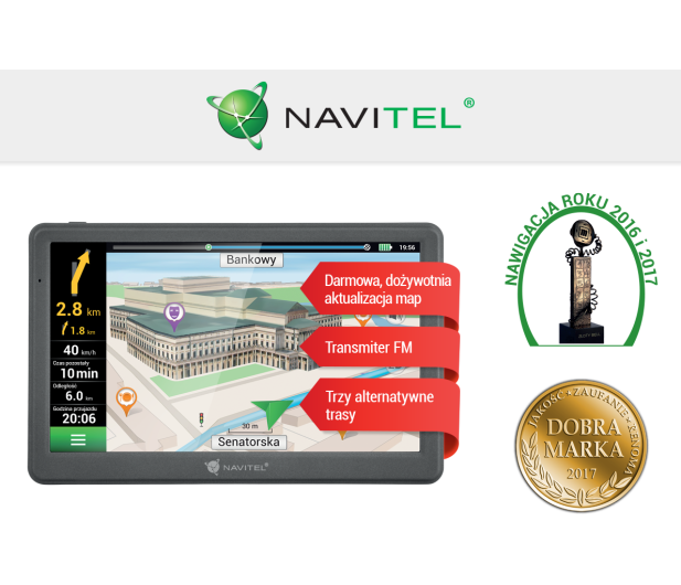Navitel E700 7" Europa Dożywotnia - 336074 - zdjęcie 2